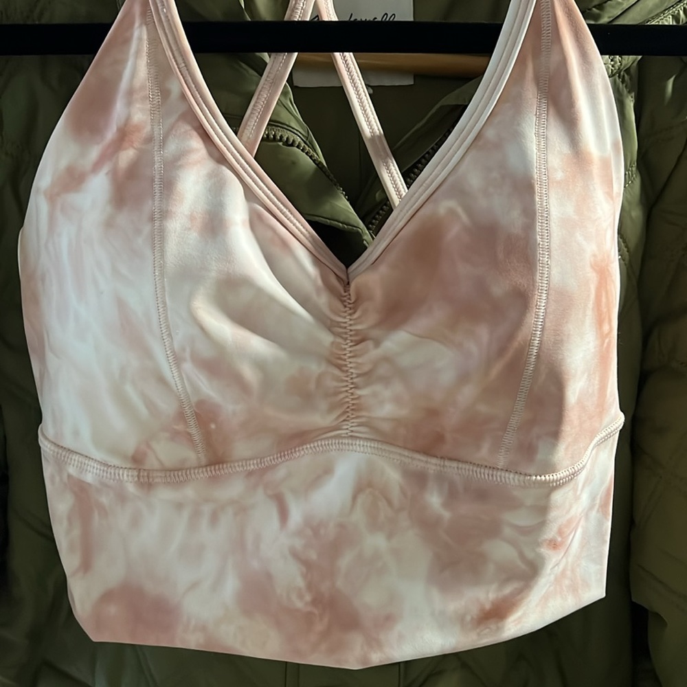 Gymshark ELEVATE SPRAY DYE LONGLINE SPORTS BRA - Picture 2 of 4